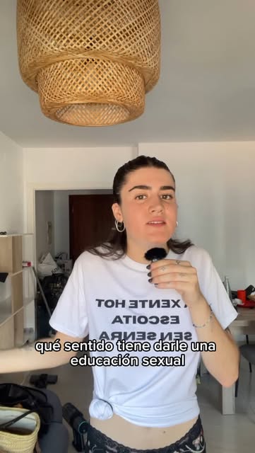 Fotograma de un vídeo sobre educación sexual infantil